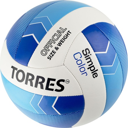Купить Мяч волейбольный Torres Simple Color любительский р.5 в Новокубанске 